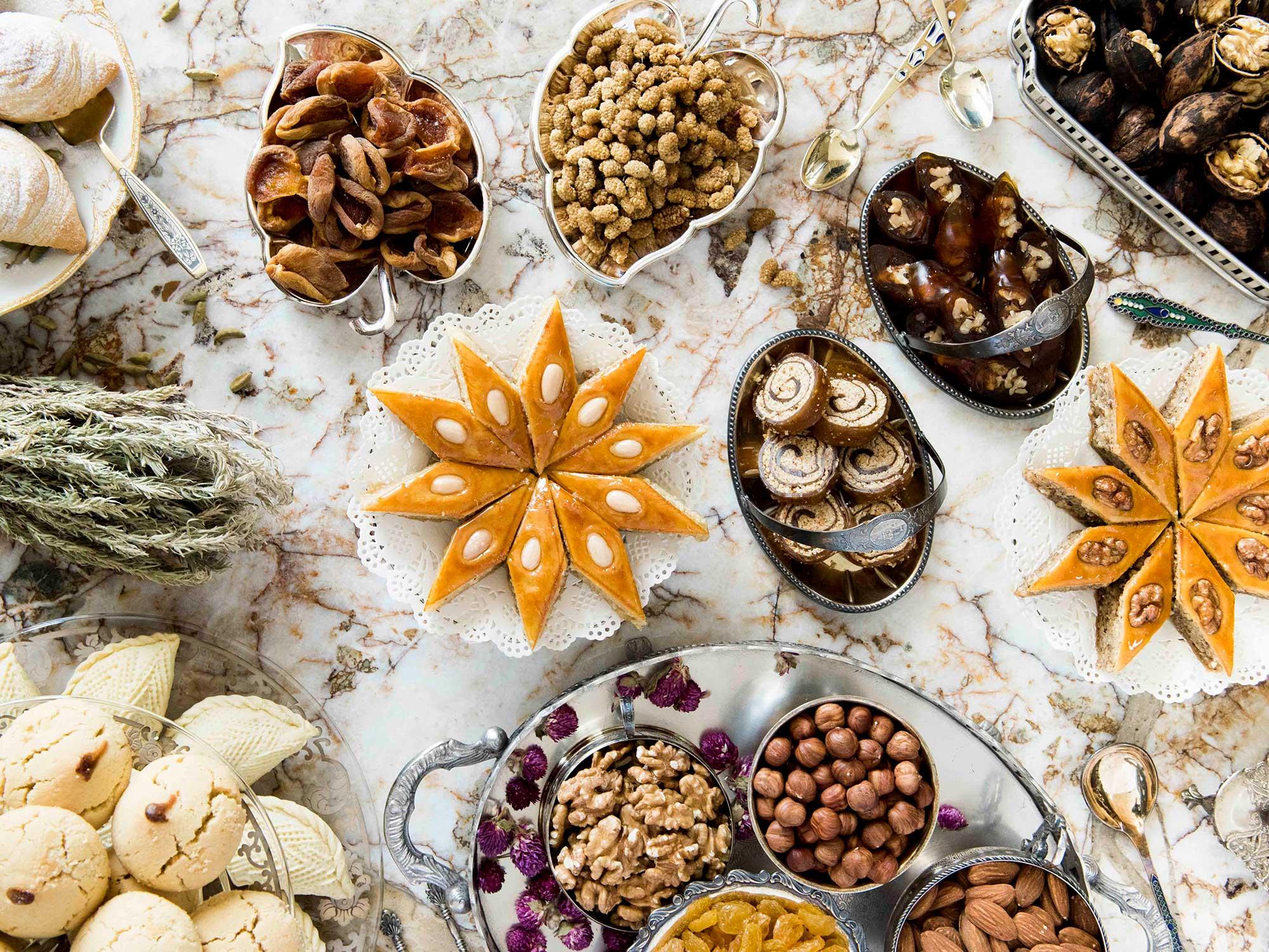 azeri sweets and pakhlava